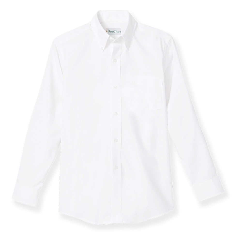 NWT FlynnO’Hara Long Sleeve Oxford Shirt, Youth 7